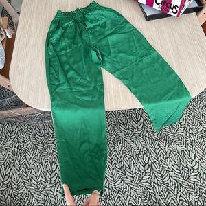Silk Massimo Dutti pants